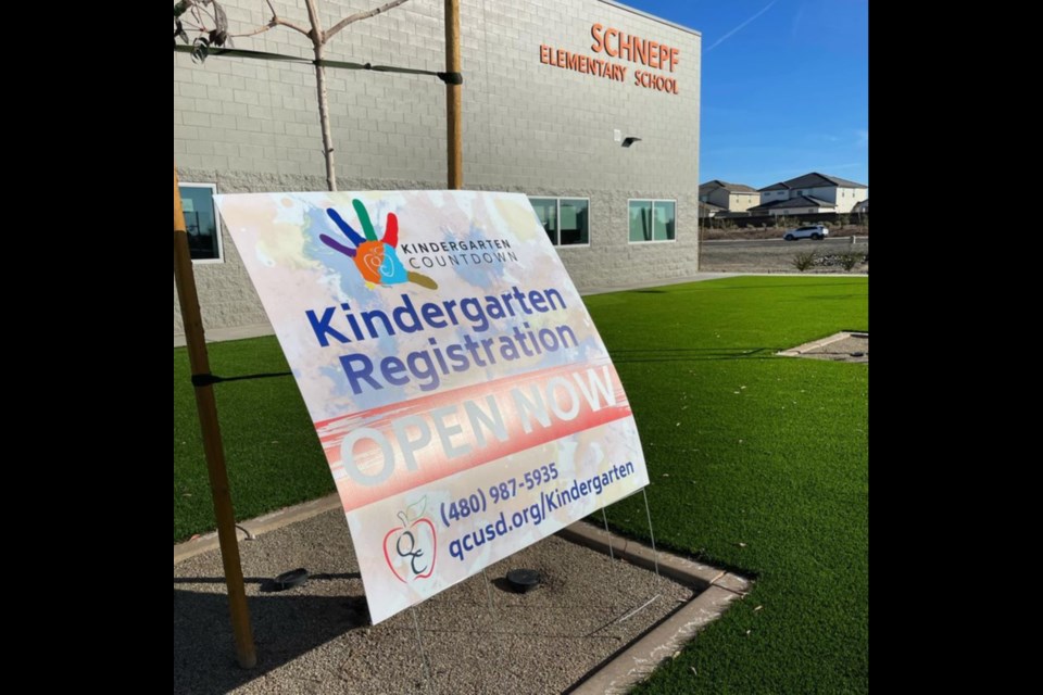 Schnepf Elementary School is a STEAM-focused (science, technology, engineering, art and math) Leader in Me school that serves students in grades preschool through sixth. Schnepf Elementary is in the Harvest at Queen Creek subdivision near Gary and Riggs roads and opened in July of the 2020-2021 school year.