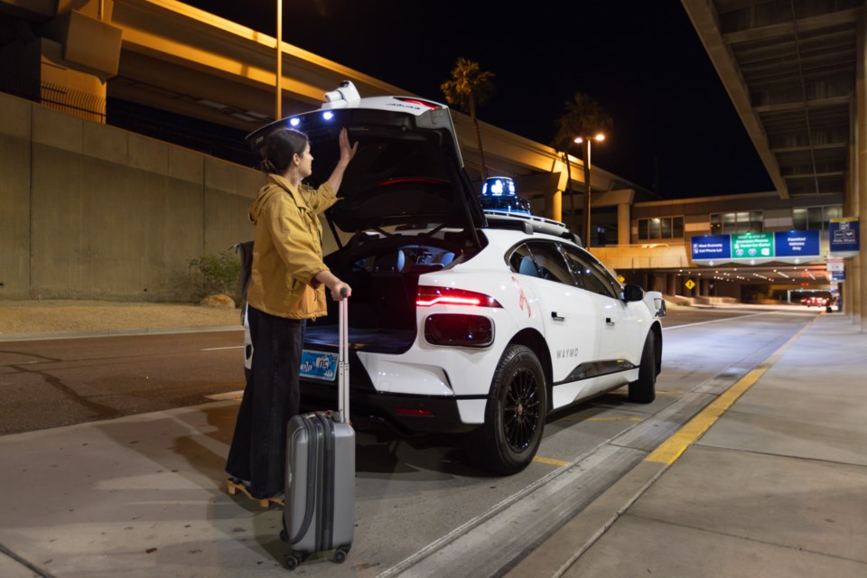 Waymo One riders can now get picked up or dropped off curbside at Phoenix Sky Harbor International Airport Terminals 3 and 4 during this busy holiday travel season.
