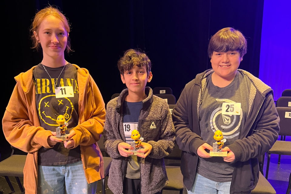 Queen Creek Unified School District hosted its districtwide annual spelling bee Jan. 18, 2024 at the Queen Creek Performing Arts Center. This year, over 30 students from 13 schools participated.