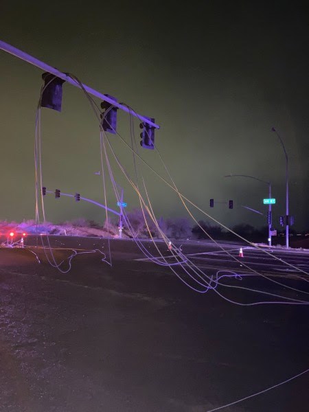 The Salt River Project's distribution and transmission line workers are currently working round-the-clock to restore power and mitigate damage on its system from Sunday night's storm, which had substantial impacts across the Valley.