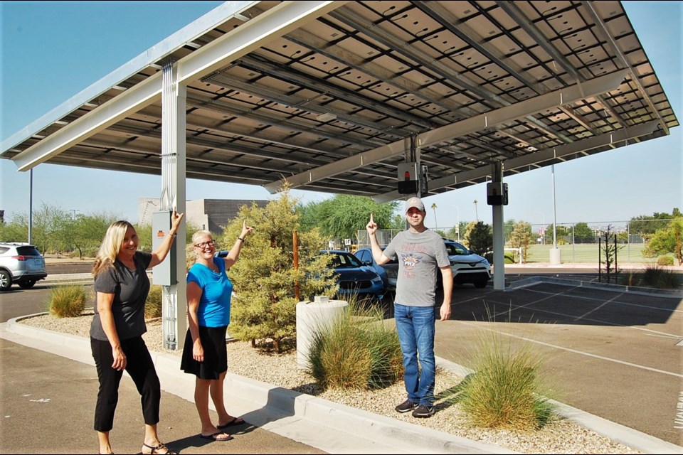 Solar aystem at AZ Agribusiness & Equine Center High School in Mesa.
