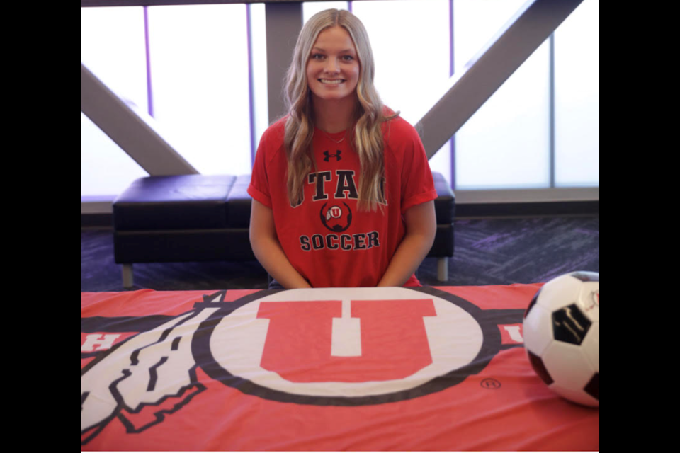 Queen Creek High School senior Taylor Prigge signed a National Letter of Intent to play soccer at the University of Utah.