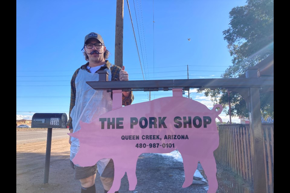 Founded in 1979 by Greg Combs, The Pork Shop originally was a way to sell the meat from their family farm. Now, the shop sells about 80 different types of fresh, handmade meat to new and returning customers alike. Jason Corman, manager of The Pork Shop, has worked there for the past 30 years. He married the daughter of Combs and said the family farm went bankrupt while the shop remained strong.