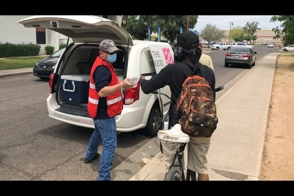 The Salvation Army Emergency Disaster Services will activate 11 heat relief stations throughout the Valley – where anyone in need can go for indoor cooling and hydration – during an Excessive Heat Warning issued by the National Weather Service Aug. 30-31, 2022.