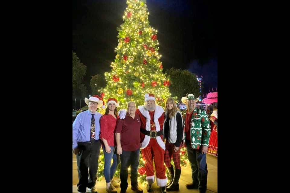 The Queen Creek Town Council helped light the town's Christmas tree on Dec. 4, 2021.
