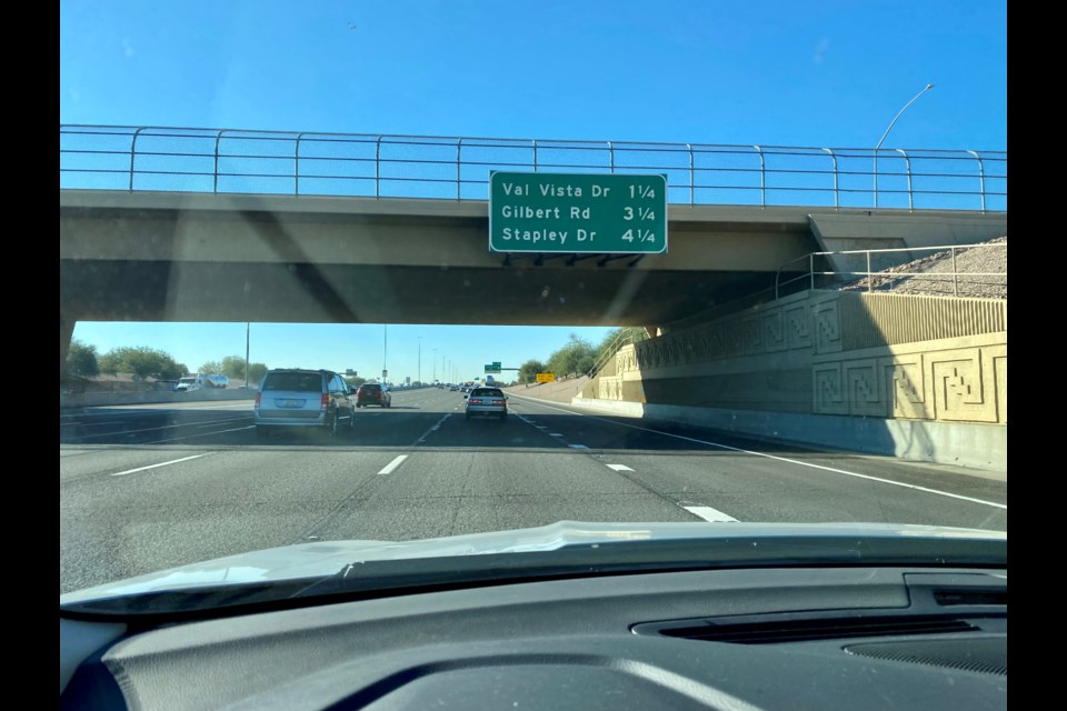 The Arizona Department of Transportation in partnership with the Town of Gilbert, is making progress on the new full diamond interchange on the Loop 202 Santan Freeway at Lindsay Road. 