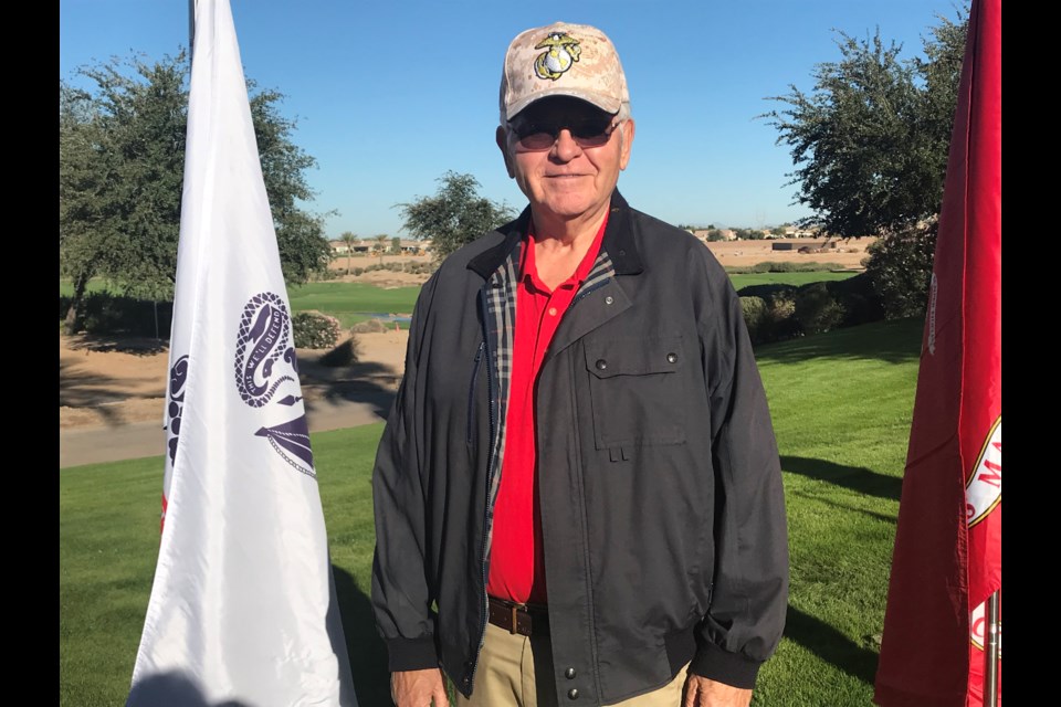 James Wilcox, veteran and club member who runs the club's Christmas for Vets.