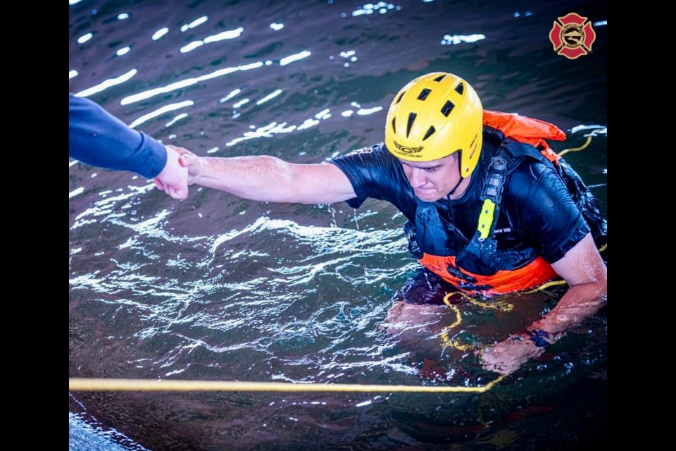 As some training days require these firefighters to get their feet wet, flash floods are a real threat during the Arizona monsoon season. With two washes in Queen Creek, flood waters can rise and flow downstream quickly and Queen Creek Fire and Medical Department firefighters are prepared to make a rescue if the need arises.