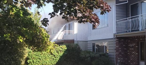Around 8 fire trucks and 27 firefighters were at the scene of a blaze in south Richmond