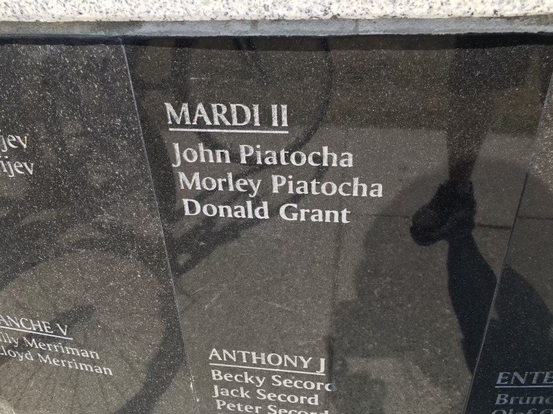 Donald Grant's name is finally on the Fishermen's Memorial Needle at Garry Point Park, 52 years after he and crew were declared missing, presumed drowned, off the coast of Vancouver Island in 1970