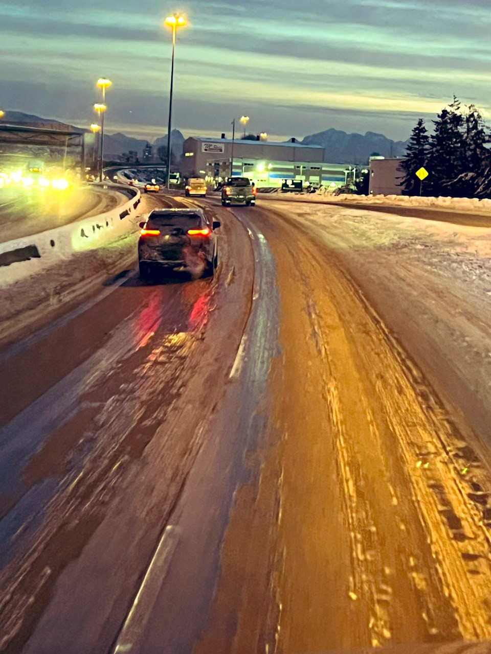 Black ice reported on Richmond