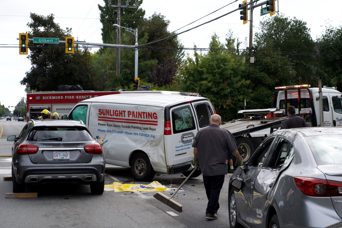 Multivehicle crash in Richmond on Monday Richmond News