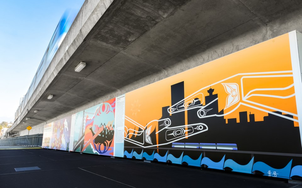 canada line murals