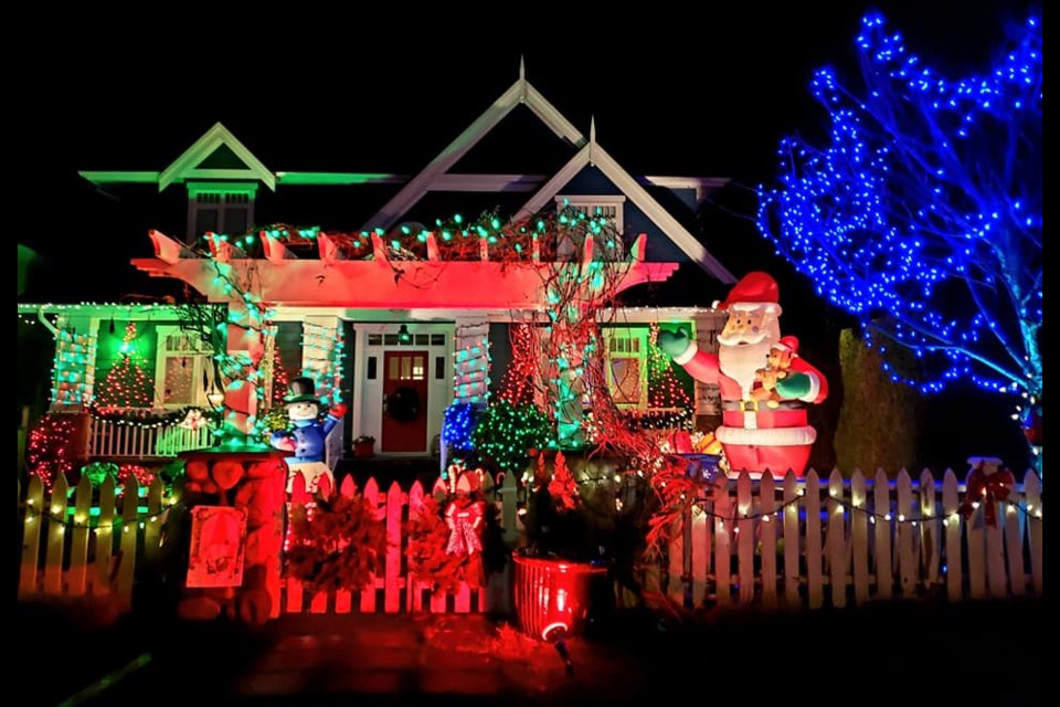 Christmas light display in Richmond. 