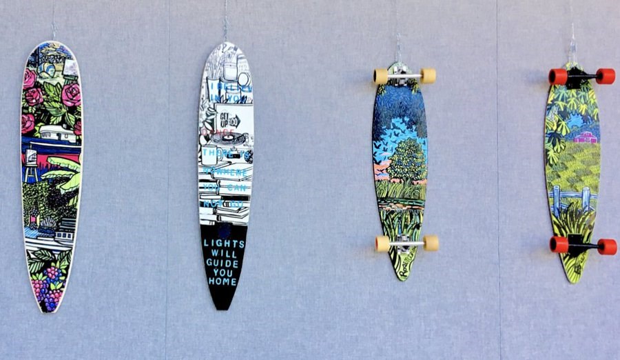 John D. Rosenthal’s exhibition - “How to Build A Skateboard” is currently showing at Richmond City Hall Galleria until August 15.