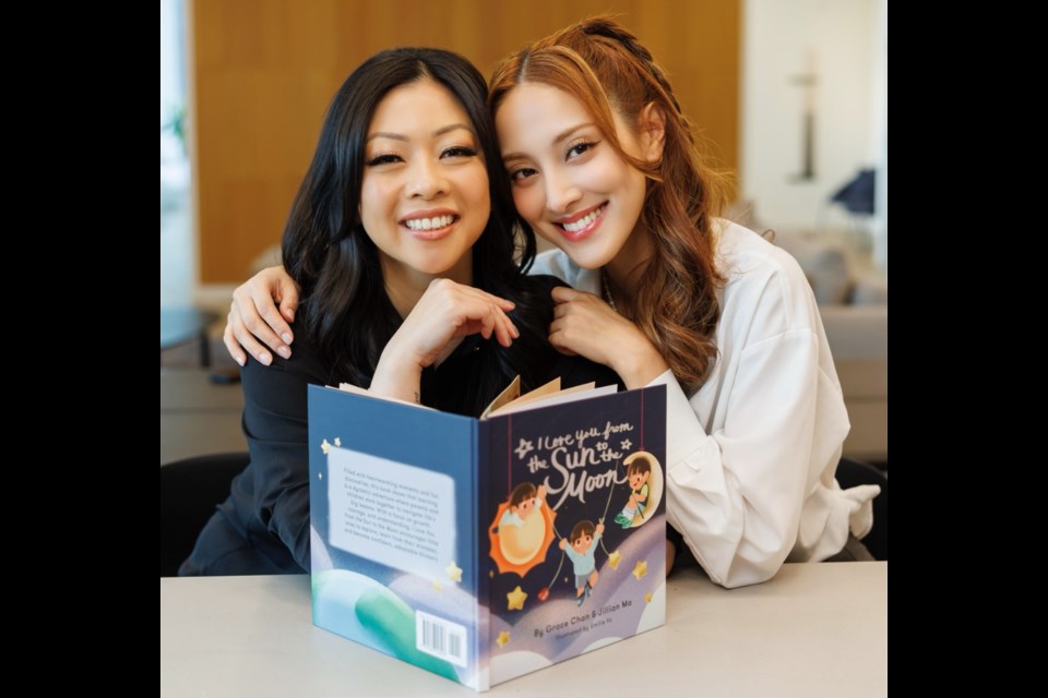 Hong Kong-born Canadian actress Grace Chan (right) and Burnaby teacher Jillian Ma are launching their co-authored book at Richmond's Aberdeen Centre on May 10.