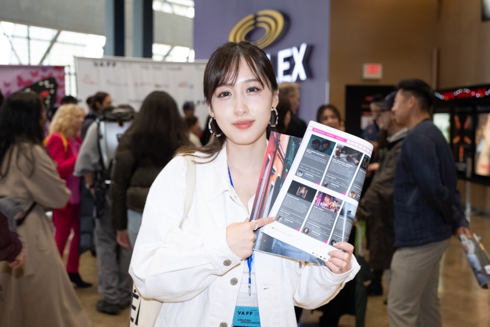 Meng Li at the 27th annual Vancouver Asian Film Festival where the screening of her film "Water Roots" took place.