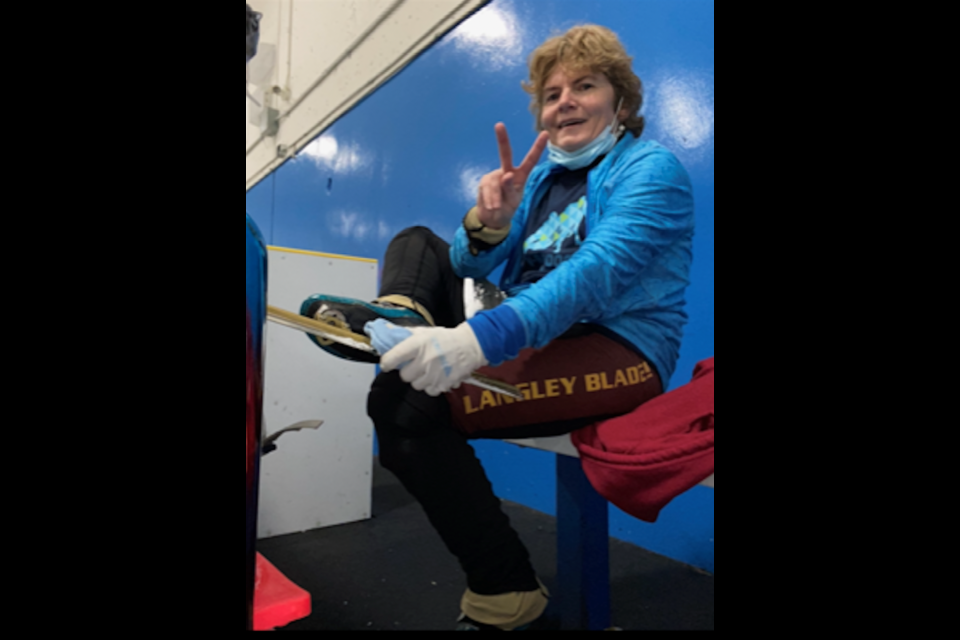 Jackie Humber said speed skating keeps her young at heart. 