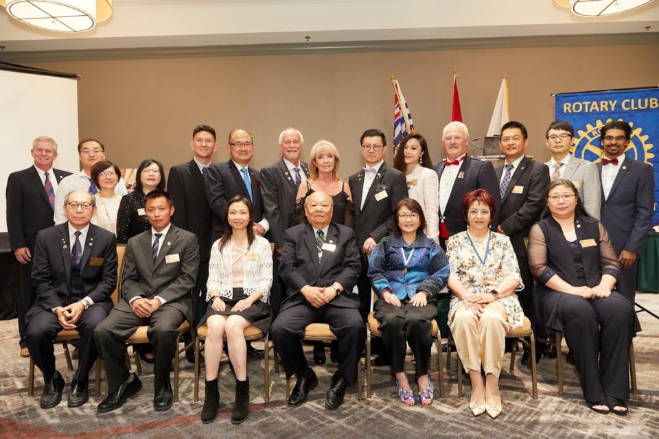 Members from the Richmond Sunset Rotary Club. Liu is thankful for the support she has received from president Jackie Lau and other Rotarians. 