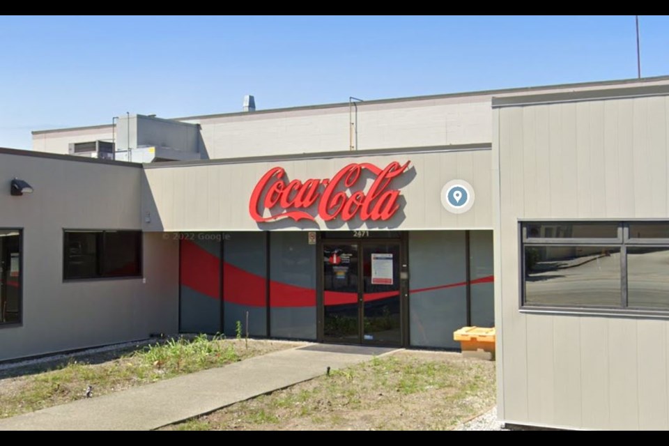 Coke Canada manufacturing facility in Richmond will help produce the new 100 per cent rPET bottles.