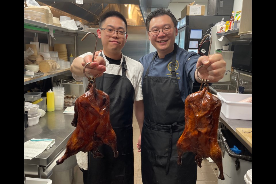 Culinary director Kevin Guan (left) and managing director Delap Lui of BBQ & Co. in Mod Kitchen.