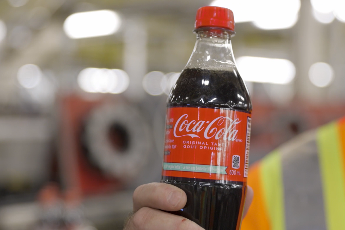 Coca-Cola Launches 100% rPET Bottles Across Canada