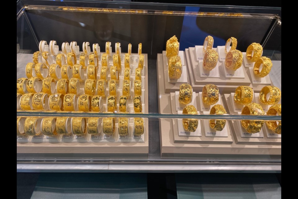 Chow Tai Fook is known as a premium seller of 999.9 gold - which is 99.99 per cent pure gold, essentially 24 karats.