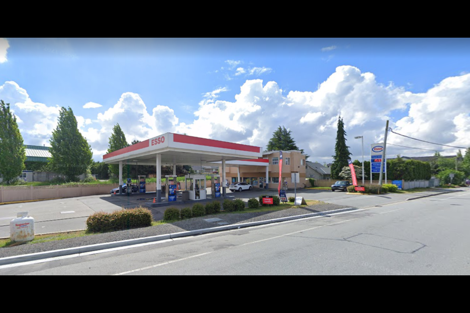 The Esso gas station at Westminster Highway and Gilley Road will be closed for filming.