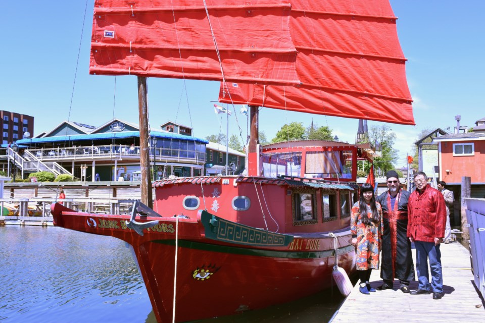 A Hong Kong junk ship tours will set sails from Steveston early August.