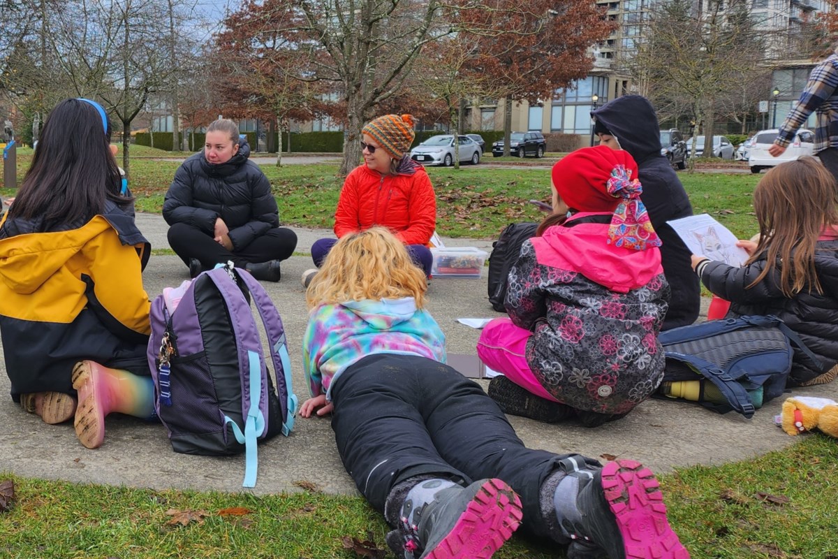 Richmond homeschooled kids embrace nature education in park