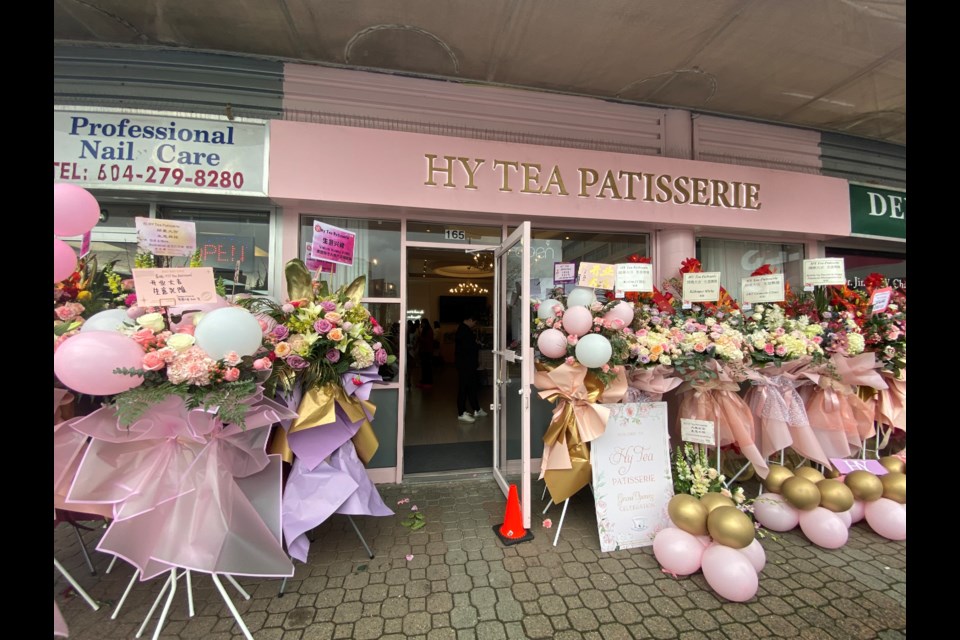 Hy Tea Patisserie opened in Richmond on Wednesday.