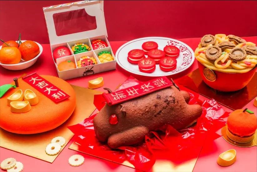 Here are some of the Richmond dessert shops that offer Lunar New Year-themed treats. Online photo