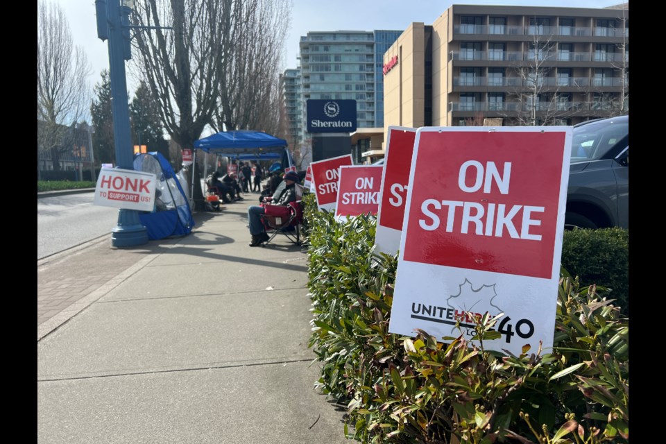 Some employees at Richmond’s Sheraton Vancouver Airport Hotel decided to start their own union 10 months into their strike.