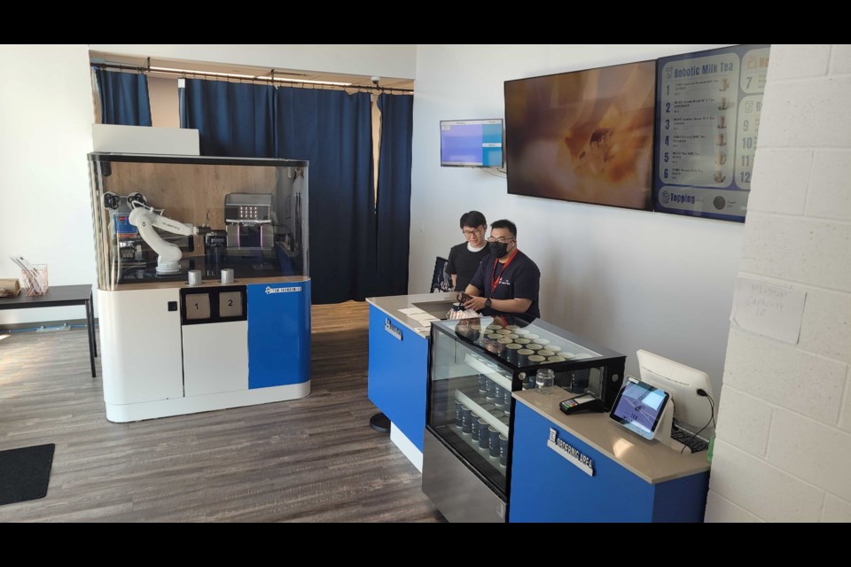 Tea Industries is Richmond's first robot bubble tea shop.