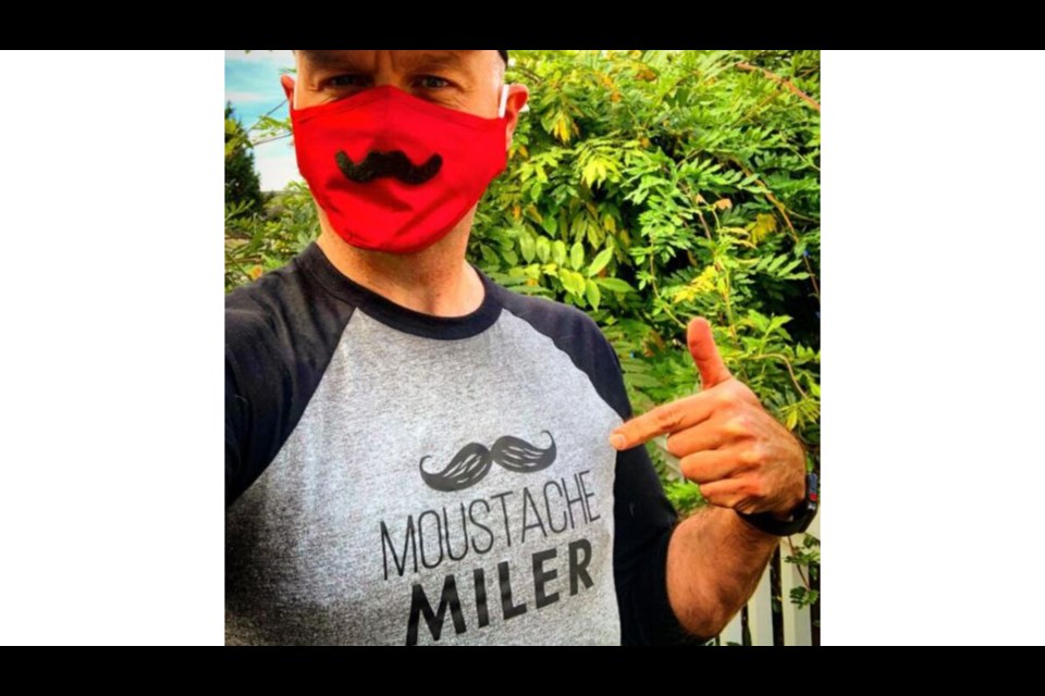 Tamás Revoczi, founder of the Burkeville Run Crew, has organized a Movember run/walk through Sea Island's "Silly Walk Zone" along  with Olympic medalist Evan Dunfee