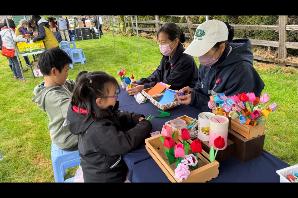 The Tulip Festival in Richmond attracted dozens of residents on April 28. 
