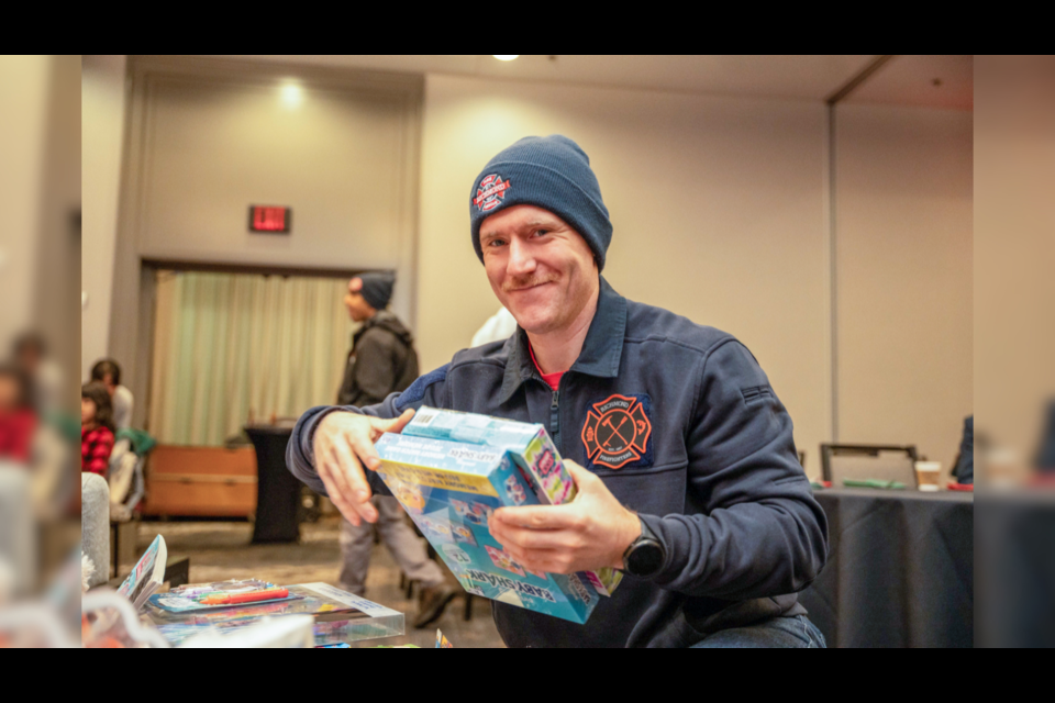 The event took place from 6 a.m. to 9 a.m. on Nov. 27; accepting cash or unwrapped toy donations