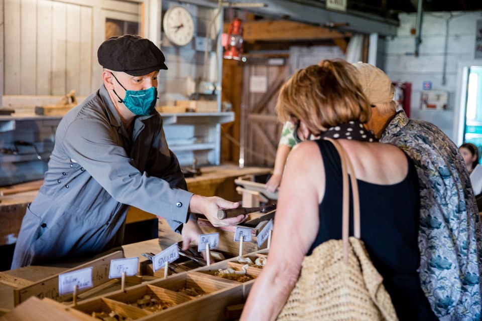 Britannia Shipyards historical site interpreters