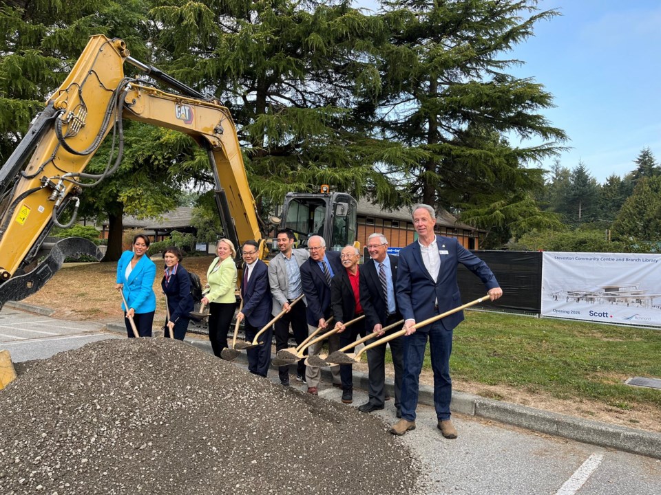 Steveston Community Centre and Branch Library ground breaking