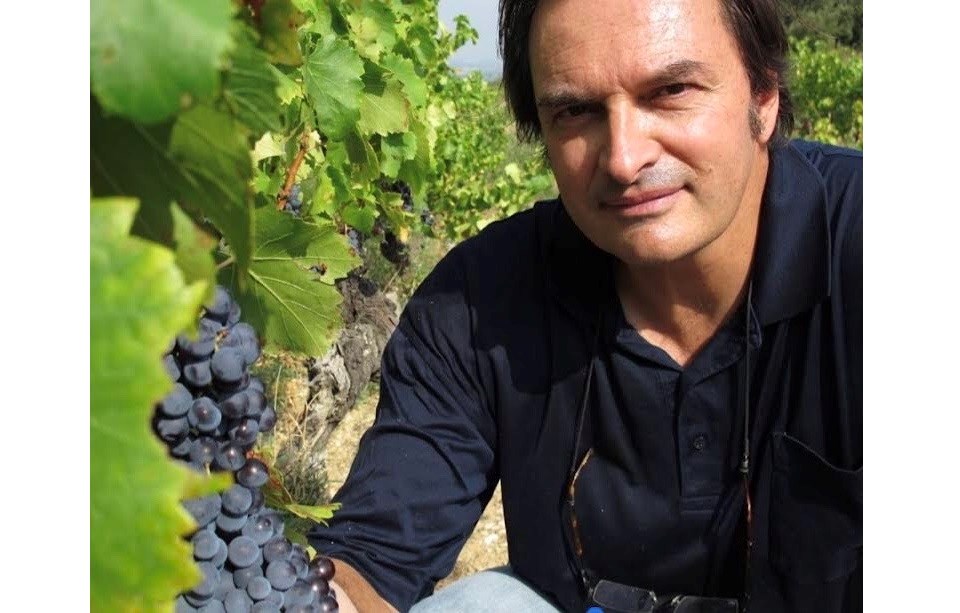 Winemaker Bernard Duseigneur of Domaine Duseigneur. 