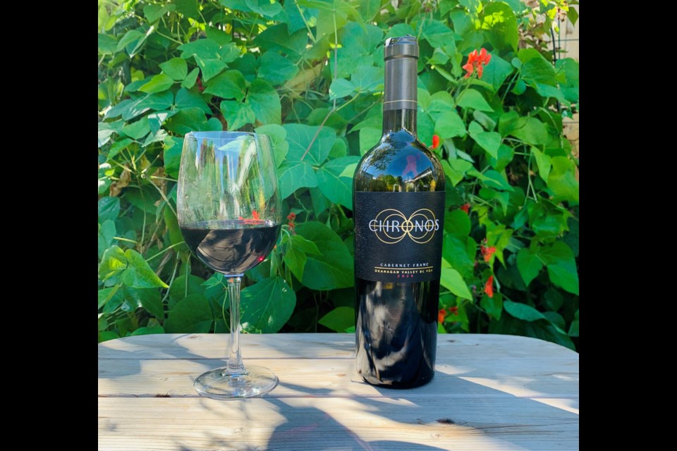 Enjoy Chronos 2020 Cabernet Franc, the new premium red from one of the Okanagan’s best vintages. 