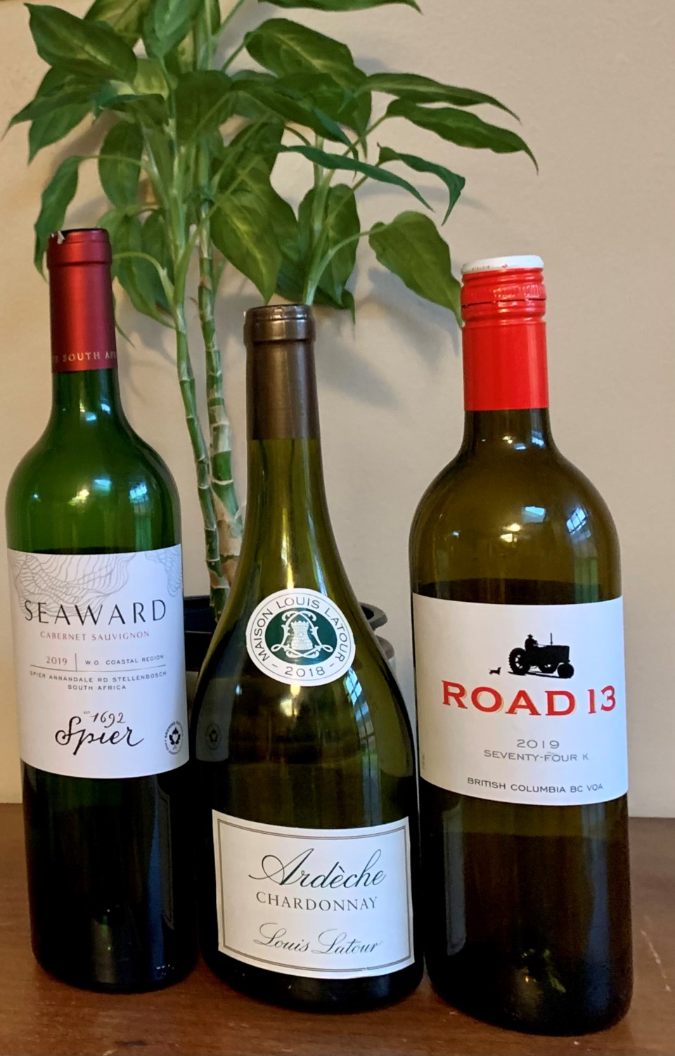 Assortment of wines