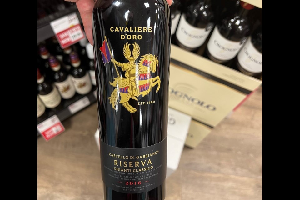 Gabbiano 2018 Cavaliere D’Oro Chianti Classico Riserva is on sale this month at BC Liquor Stores.