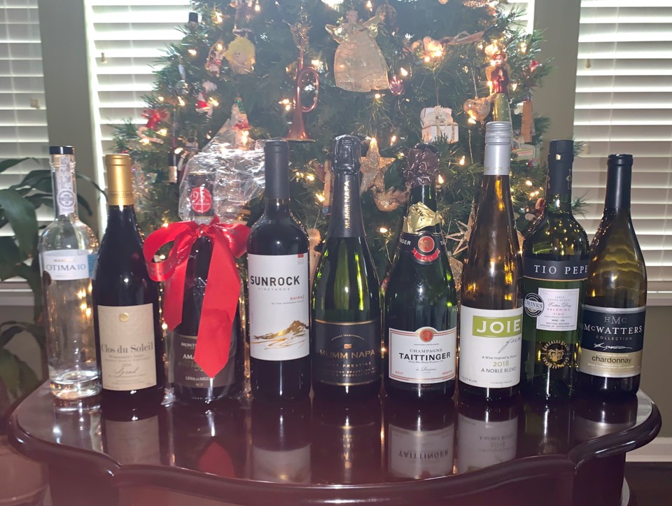 Christmas wines