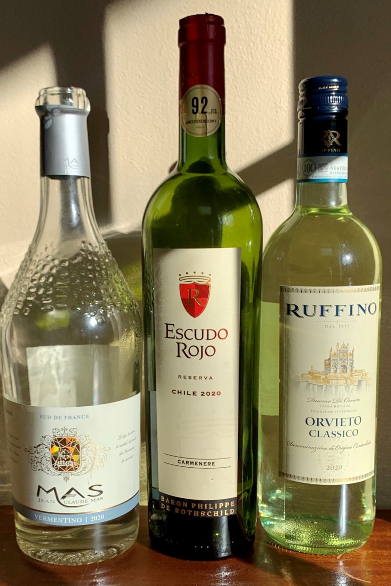 Recomendaciones de vinos franceses, italianos y chilenos en febrero