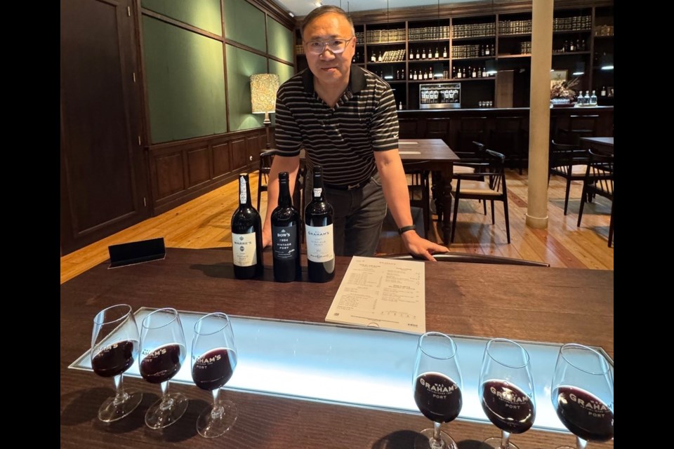 Tony enjoyed his tasting of Vintage Ports at Graham’s 1890 Port Lodge