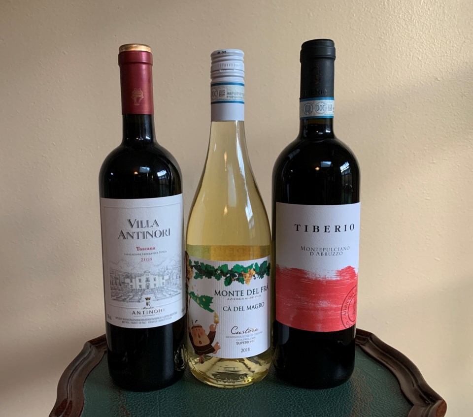 Italian wines Two Reds & a White from the Land of Wine