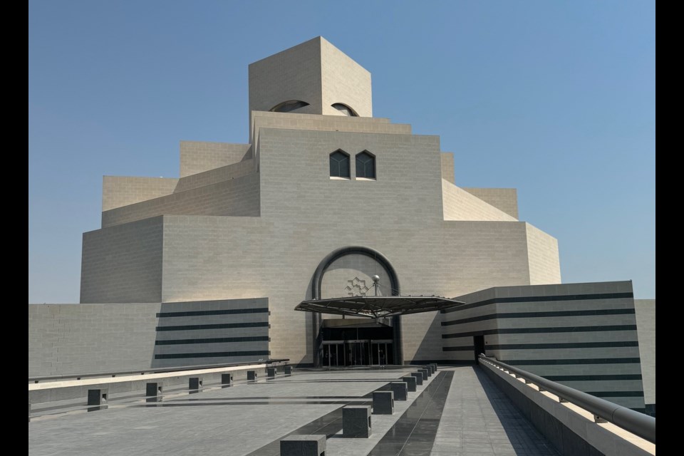 Museum of Islamic Art, designed by I.Pei, who also designed the Louvre