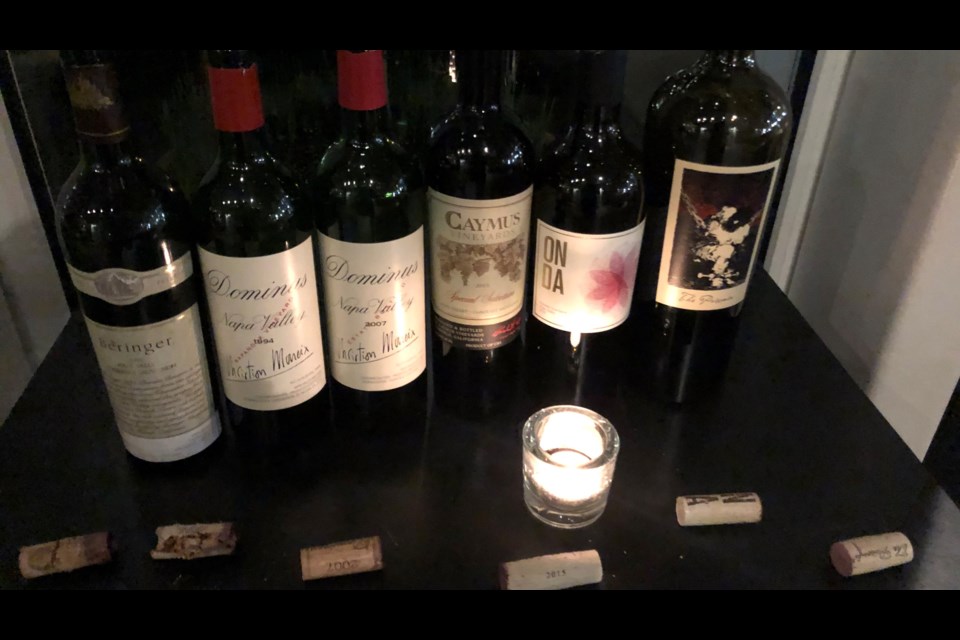 A night of Napa Cabs with Tony.