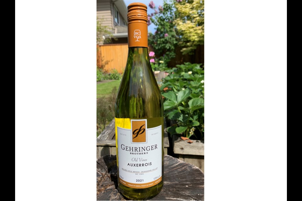 Gehringer Auxerrois is a mellow wine to serve when you’re not sure what your preference is.